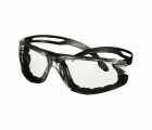 3M™ SecureFit™ 500 Gafas de seguridad, montura negra, espuma, recubrimiento antiempañante/antirrayaduras Scotchgard™ (K y N), lente incolora, SF501SGAF-BLK-FM-EU, 20/caja