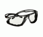 3M™ SecureFit™ 500 Gafas de seguridad, montura negra, espuma, recubrimiento antiempañante/antirrayaduras Scotchgard™ (K y N), lente incolora, SF501SGAF-BLK-FM-EU, 20/caja