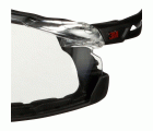 3M™ SecureFit™ 500 Gafas de seguridad, montura negra, espuma, recubrimiento antiempañante/antirrayaduras Scotchgard™ (K y N), lente incolora, SF501SGAF-BLK-FM-EU, 20/caja