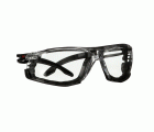 3M™ SecureFit™ 500 Gafas de seguridad, montura negra, espuma, recubrimiento antiempañante/antirrayaduras Scotchgard™ (K y N), lente incolora, SF501SGAF-BLK-FM-EU, 20/caja