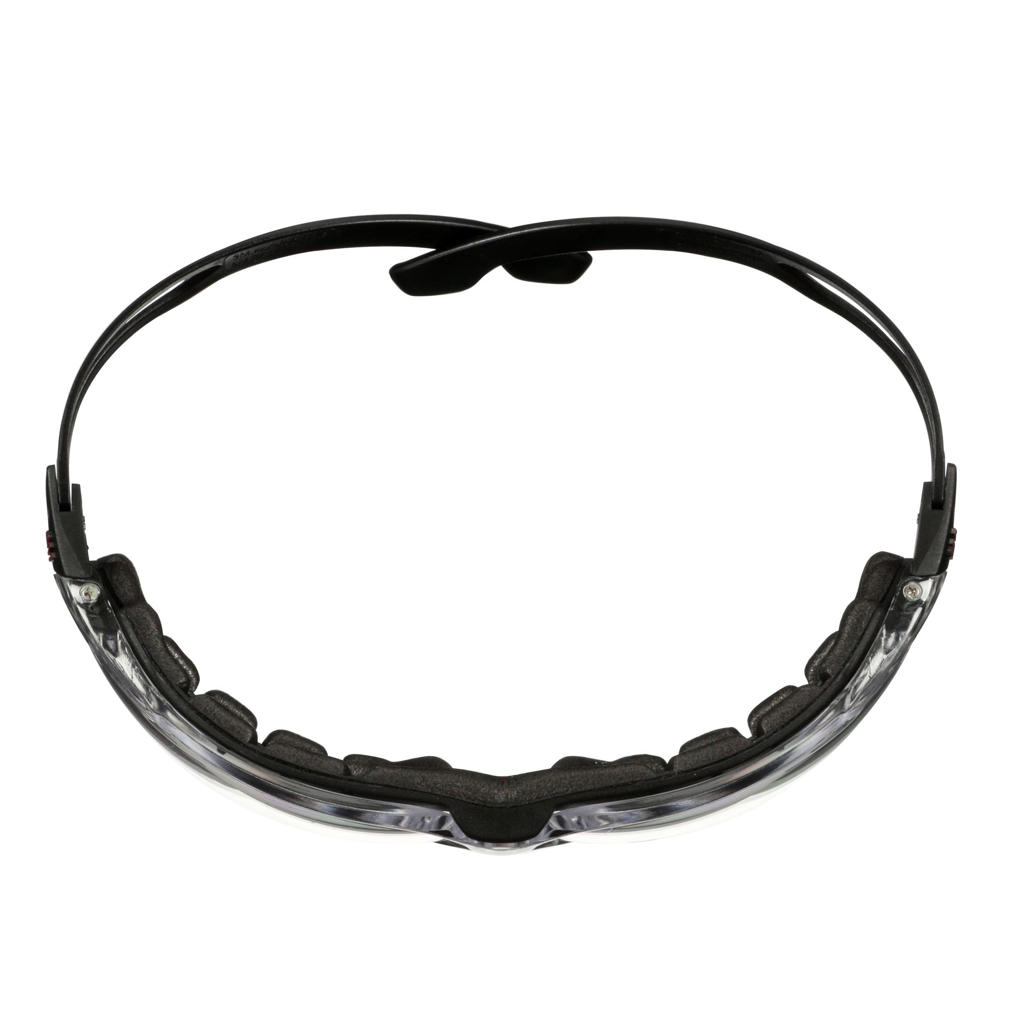 3M™ SecureFit™ 500 Gafas de seguridad, montura negra, espuma, recubrimiento antiempañante/antirrayaduras Scotchgard™ (K y N), lente incolora, SF501SGAF-BLK-FM-EU, 20/caja