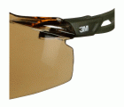 3M™ SecureFit™ 500 Gafas de seguridad, montura verde oscuro, recubrimiento antiempañante/antirrayaduras Scotchgard™ (K y N), lente marrón, SF505SGAF-DGR-EU, 20/caja