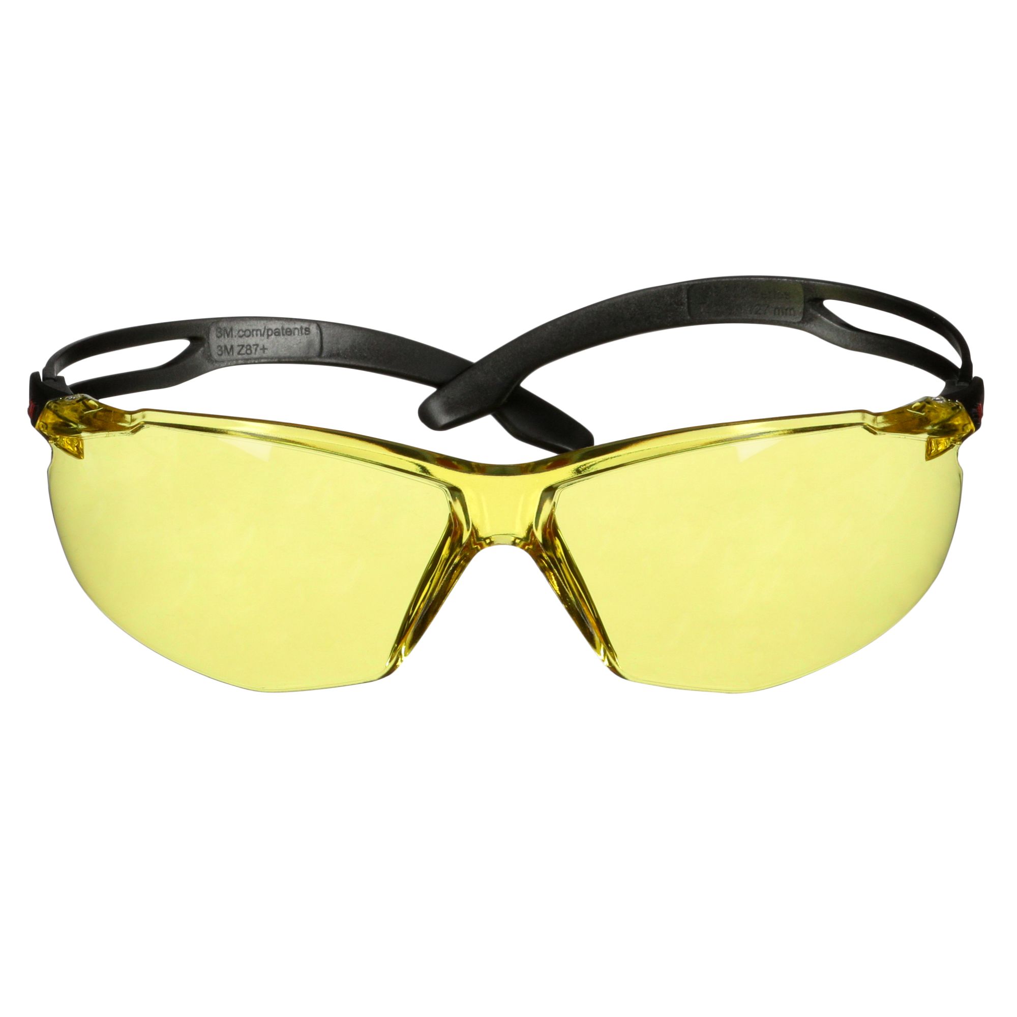 3M™ SecureFit™ 500 Gafas de seguridad, montura negra, recubrimiento antiempañante/antirrayaduras Scotchgard™ (K y N), lente ámbar, SF503SGAF-BLK-EU, 20/caja