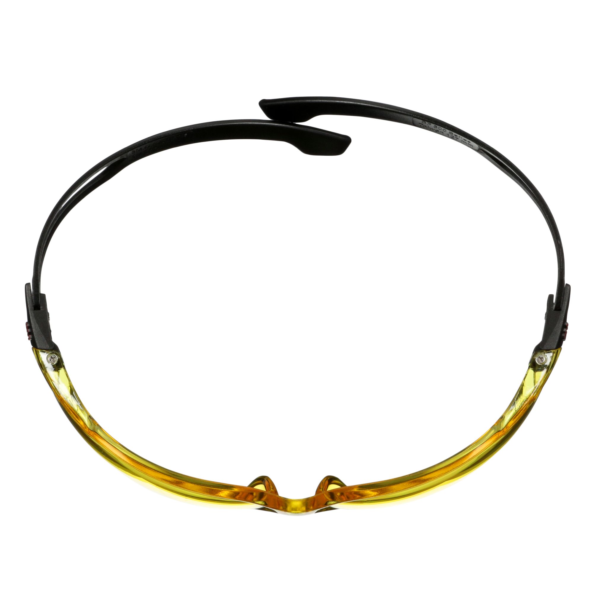 3M™ SecureFit™ 500 Gafas de seguridad, montura negra, recubrimiento antiempañante/antirrayaduras Scotchgard™ (K y N), lente ámbar, SF503SGAF-BLK-EU, 20/caja