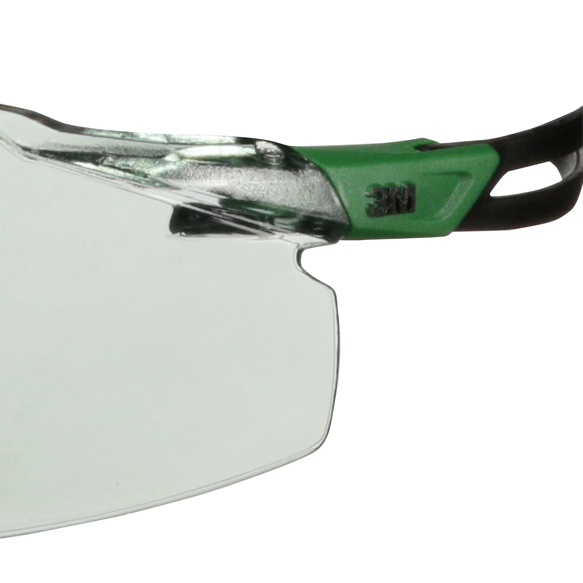 3M™ SecureFit™ 500 Gafas de seguridad, montura verde/negro, recubrimiento antirrayaduras+ (K), lente gris IR 1.7, SF517ASP-GRN-EU, 20/caja