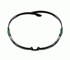 3M™ SecureFit™ 500 Gafas de seguridad, montura verde/negro, recubrimiento antirrayaduras+ (K), lente gris IR 1.7, SF517ASP-GRN-EU, 20/caja