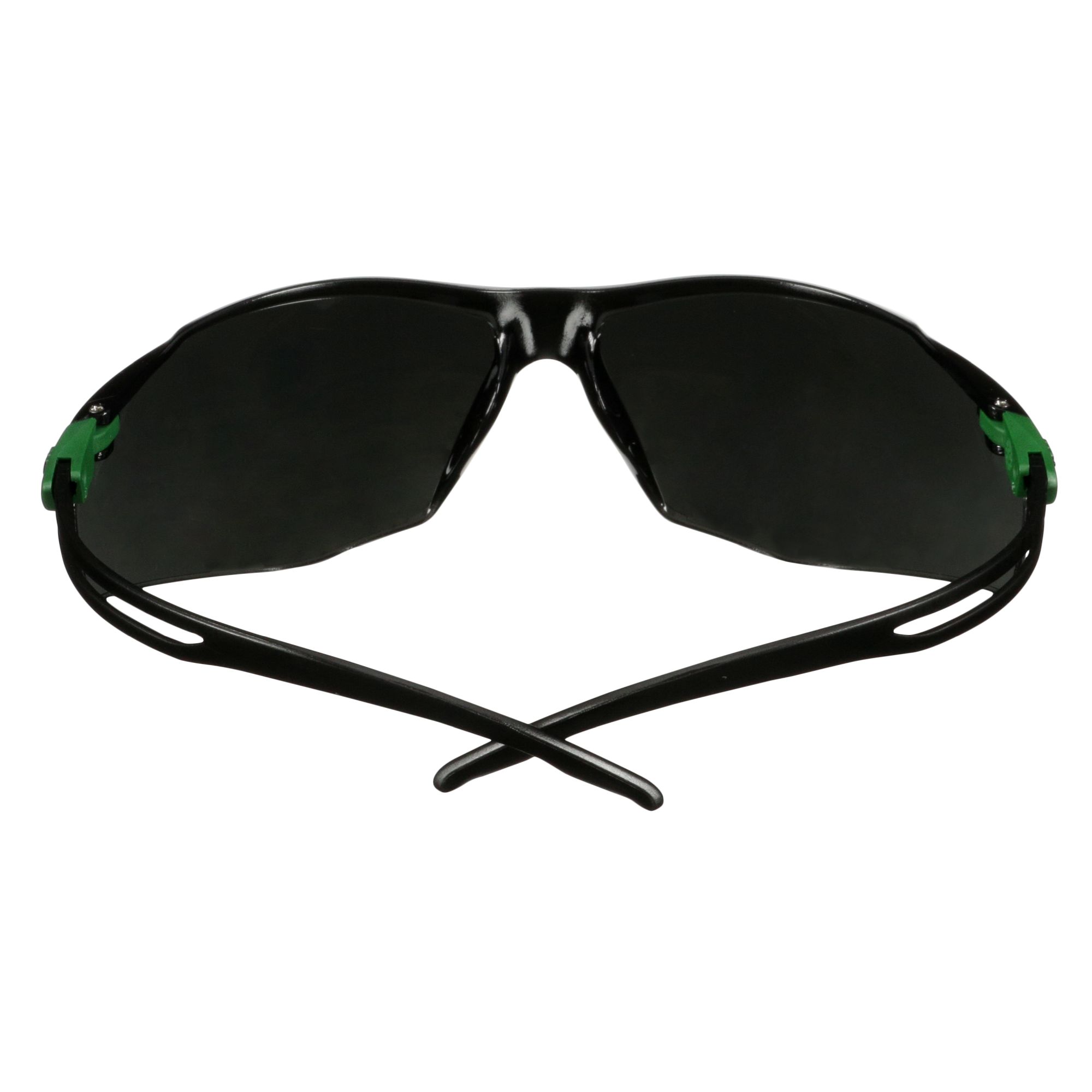 3M™ SecureFit™ 500 Gafas de seguridad, montura verde/negro, recubrimiento antirrayaduras+ (K), lente gris IR 5.0, SF550ASP-GRN-EU, 20/caja