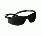 3M™ SecureFit™ 500 Gafas de seguridad, montura verde/negro, recubrimiento antirrayaduras+ (K), lente gris IR 5.0, SF550ASP-GRN-EU, 20/caja