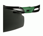 3M™ SecureFit™ 500 Gafas de seguridad, montura verde/negro, recubrimiento antirrayaduras+ (K), lente gris IR 5.0, SF550ASP-GRN-EU, 20/caja