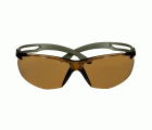 3M™ SecureFit™ 500 Gafas de seguridad, montura verde oscuro, recubrimiento antiempañante/antirrayaduras Scotchgard™ (K y N), lente marrón, SF505SGAF-DGR-EU, 20/caja