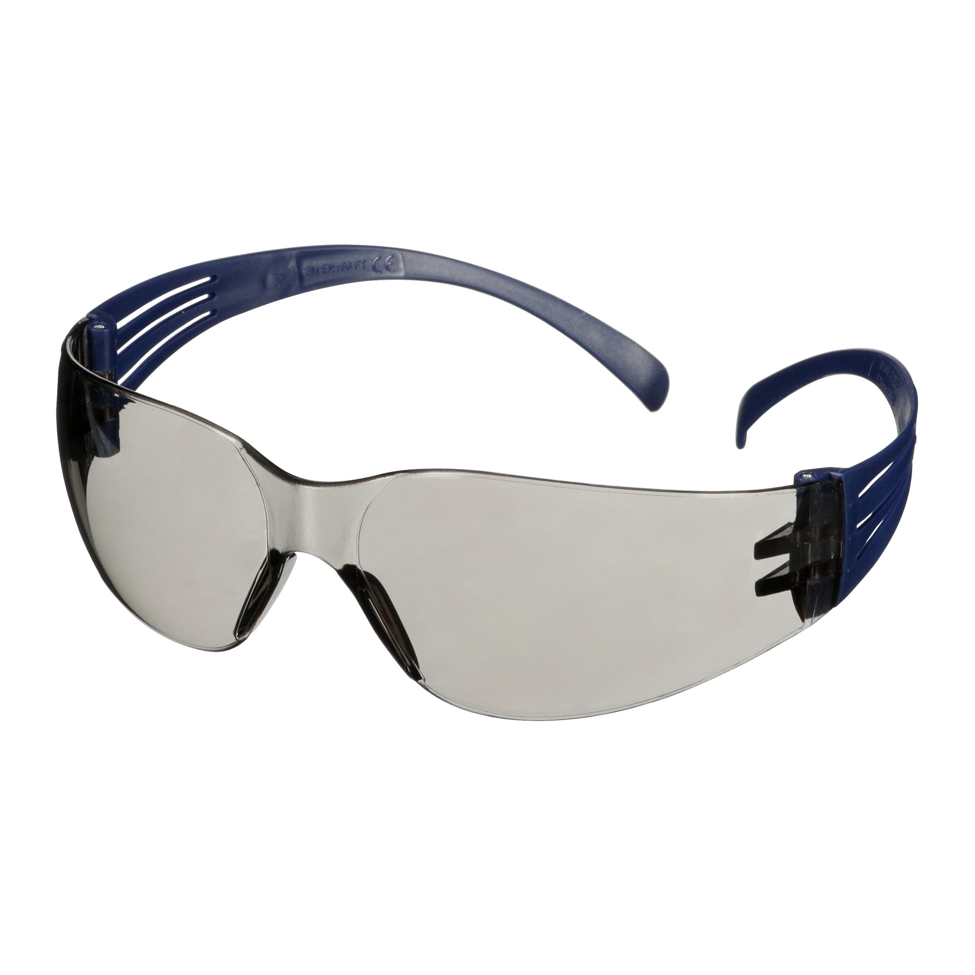 3M™ SecureFit™ 100 Gafas de seguridad, montura azul, antirrayaduras/antiempañante, lente gris claro para interior/exterior, SF107AF-BLU-EU, 20/caja