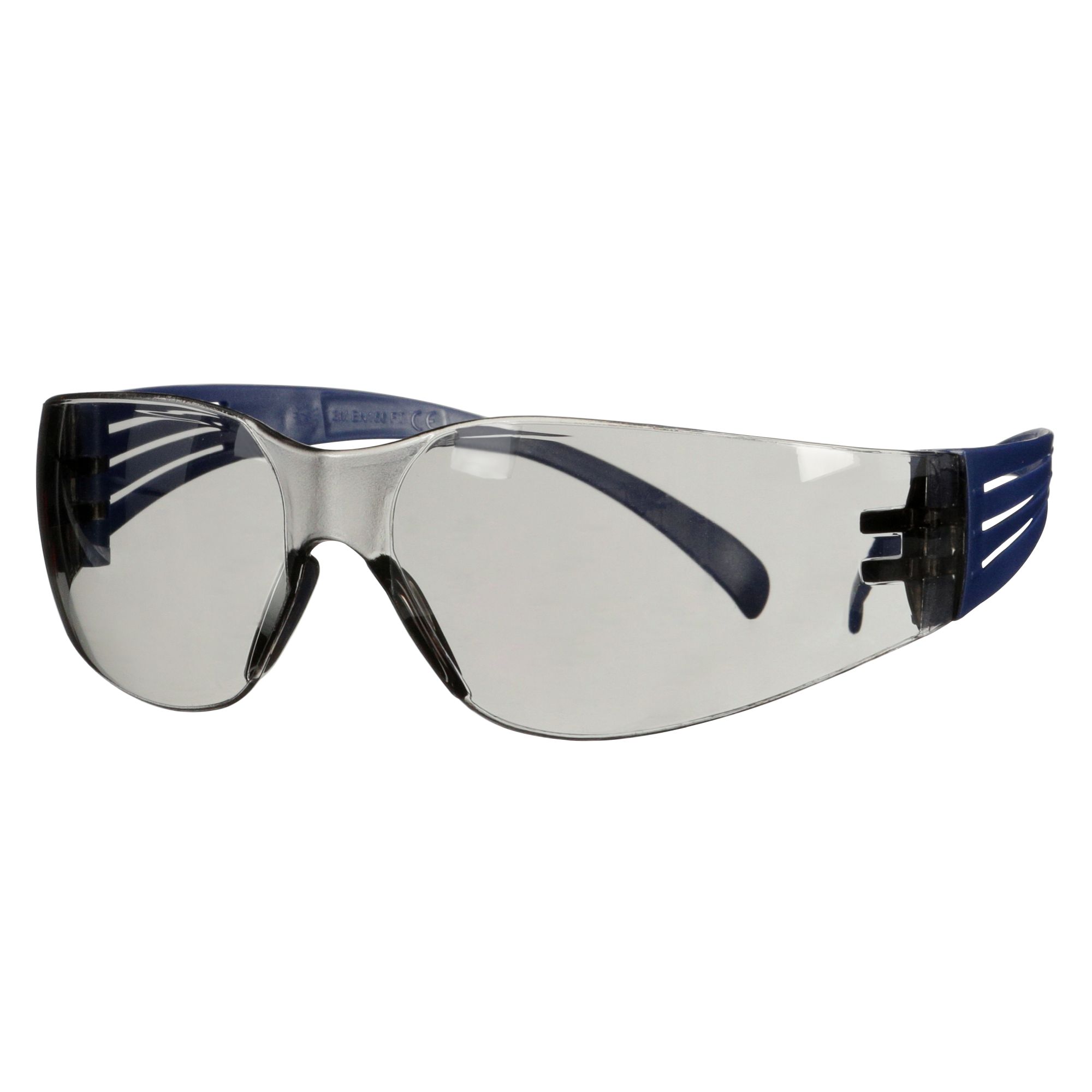 3M™ SecureFit™ 100 Gafas de seguridad, montura azul, antirrayaduras/antiempañante, lente gris claro para interior/exterior, SF107AF-BLU-EU, 20/caja