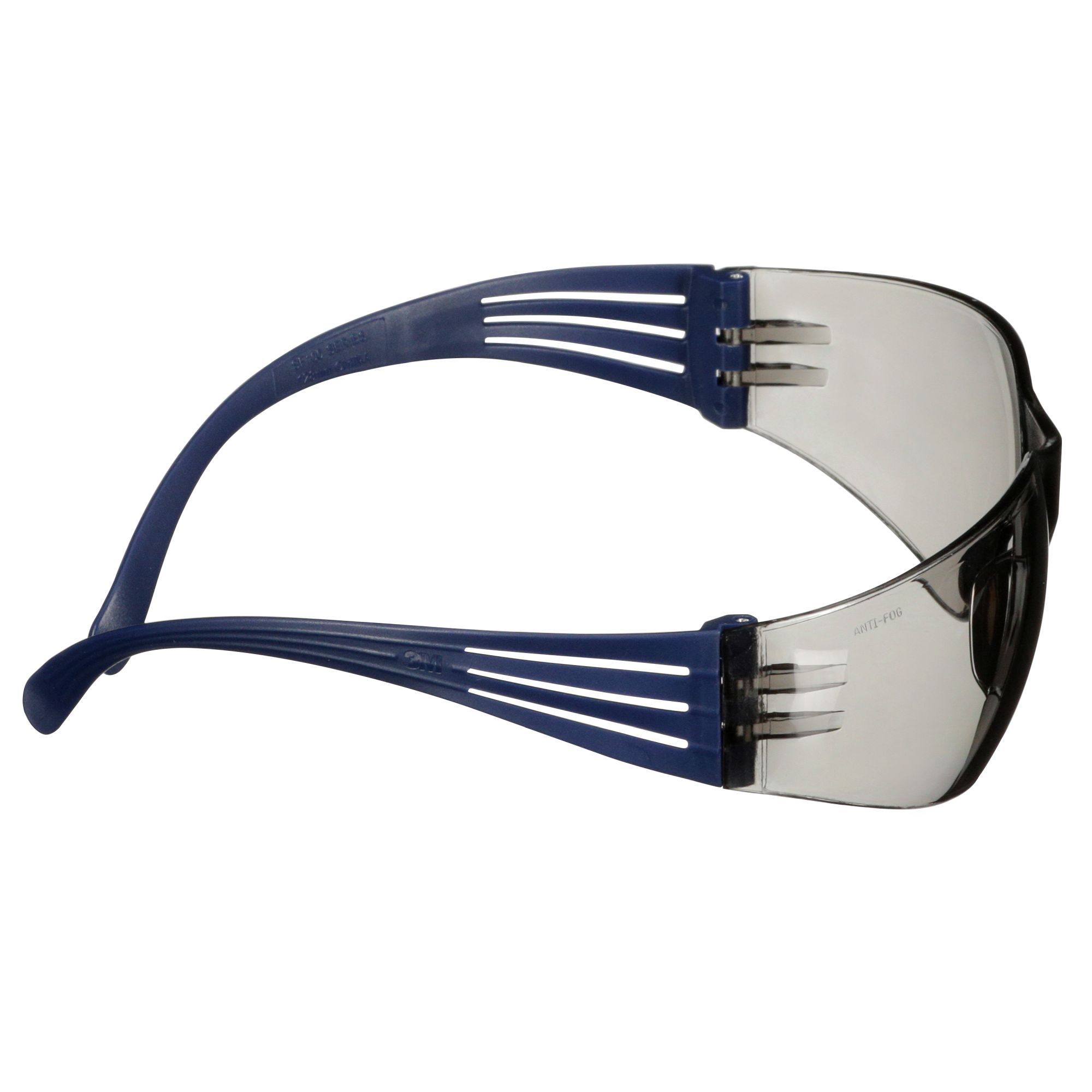 3M™ SecureFit™ 100 Gafas de seguridad, montura azul, antirrayaduras/antiempañante, lente gris claro para interior/exterior, SF107AF-BLU-EU, 20/caja