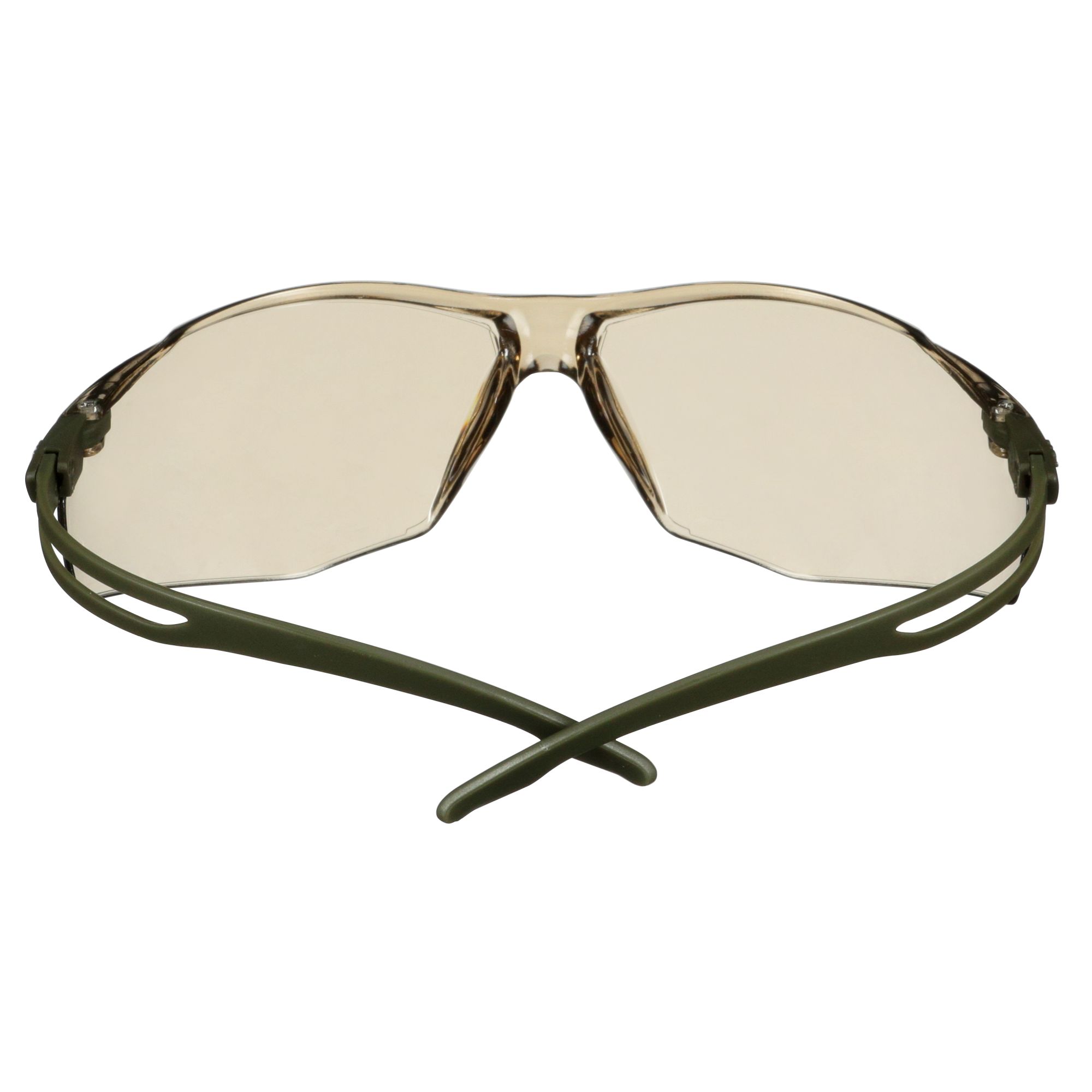 3M™ SecureFit™ 500 Gafas de seguridad, montura verde oscuro, recubrimiento antiempañante/antirrayaduras Scotchgard™ (K y N), lente marrón claro, SF528SGAF-DGR-EU, 20/caja
