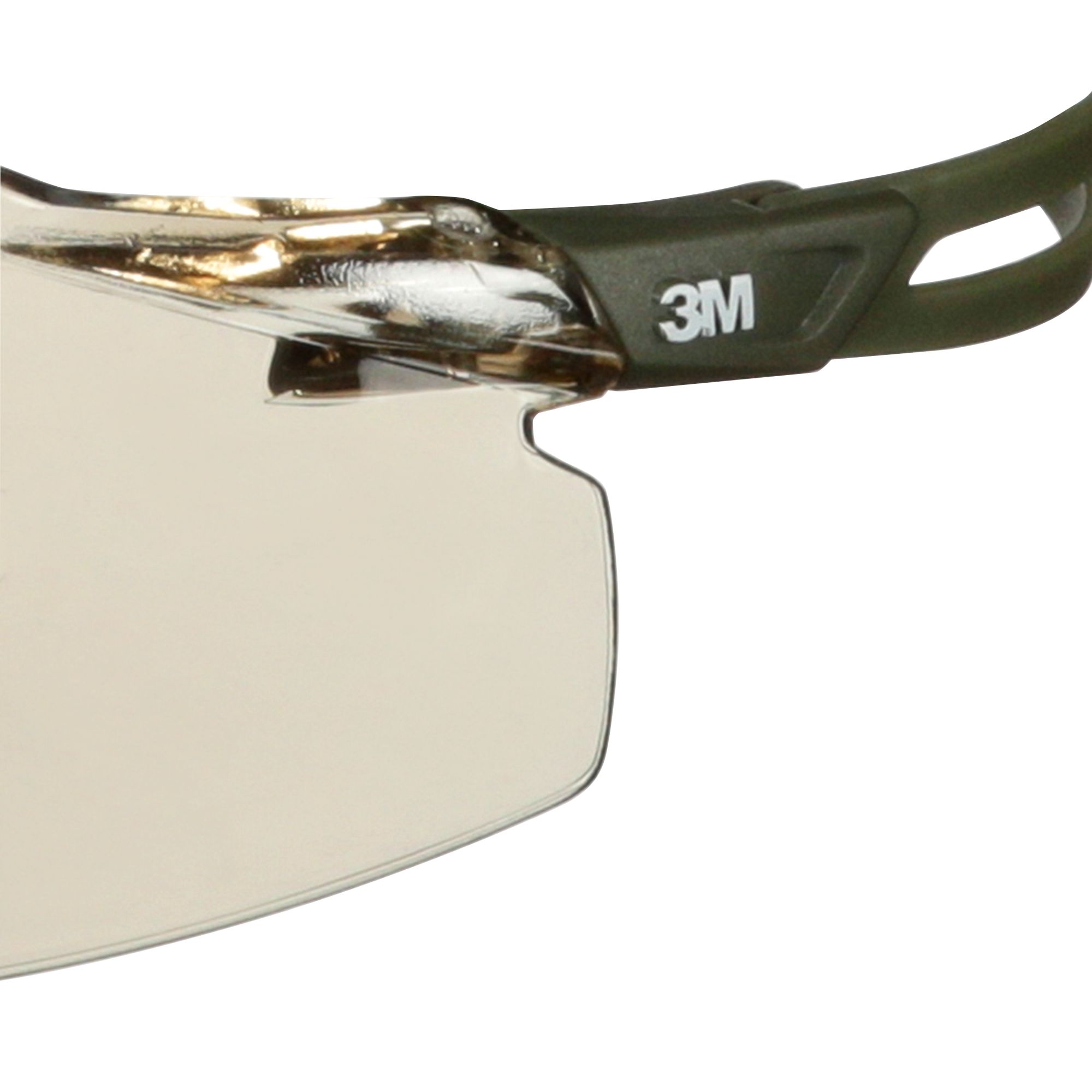 3M™ SecureFit™ 500 Gafas de seguridad, montura verde oscuro, recubrimiento antiempañante/antirrayaduras Scotchgard™ (K y N), lente marrón claro, SF528SGAF-DGR-EU, 20/caja