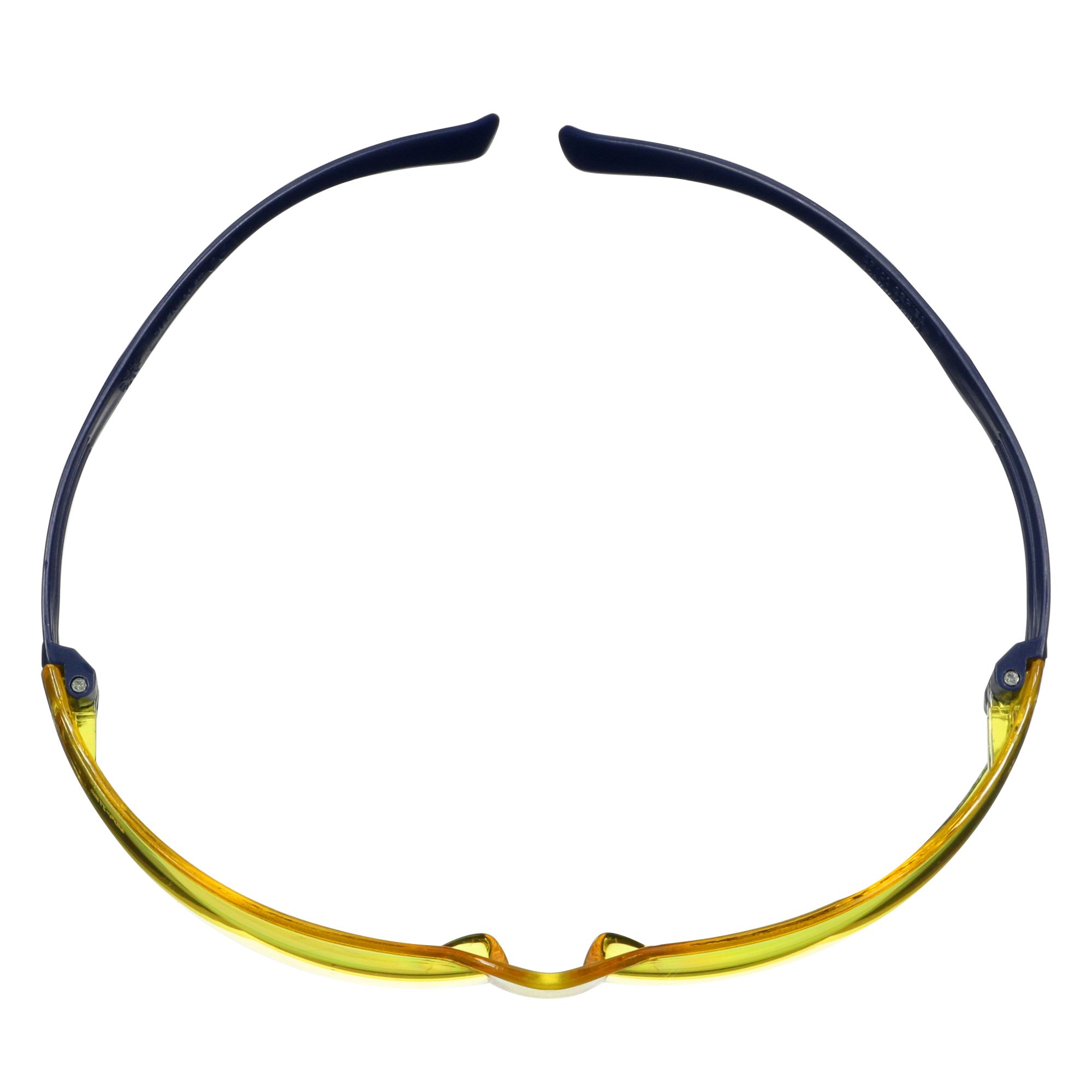 3M™ SecureFit™ 100 Gafas de seguridad, montura azul, recubrimiento antirrayaduras/antiempañante, lente ámbar, SF103AF-BLU-EU, 20/caja