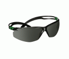3M™ SecureFit™ 500 Gafas de seguridad, montura verde/negro, recubrimiento antirrayaduras+ (K), lente gris IR 3.0, SF530ASP-GRN-EU, 20/caja