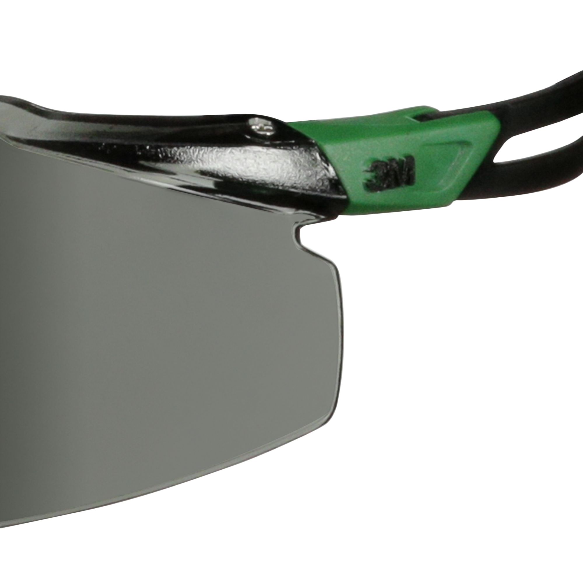 3M™ SecureFit™ 500 Gafas de seguridad, montura verde/negro, recubrimiento antirrayaduras+ (K), lente gris IR 3.0, SF530ASP-GRN-EU, 20/caja