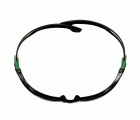 3M™ SecureFit™ 500 Gafas de seguridad, montura verde/negro, recubrimiento antirrayaduras+ (K), lente gris IR 3.0, SF530ASP-GRN-EU, 20/caja
