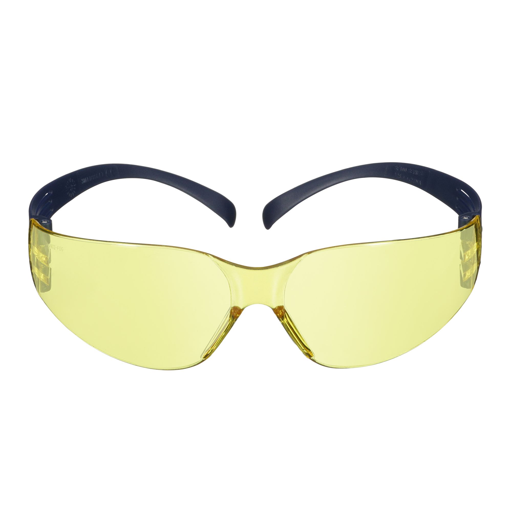 3M™ SecureFit™ 100 Gafas de seguridad, montura azul, recubrimiento antirrayaduras/antiempañante, lente ámbar, SF103AF-BLU-EU, 20/caja