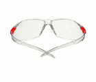 3M™ SecureFit™ 500 Gafas de seguridad, montura incolora y roja, recubrimiento antiempañante/antirrayaduras Scotchgard™ (K y N), lente incolora, SF501SGAF-RED-EU, 20/caja