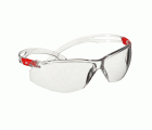 3M™ SecureFit™ 500 Gafas de seguridad, montura incolora y roja, recubrimiento antiempañante/antirrayaduras Scotchgard™ (K y N), lente incolora, SF501SGAF-RED-EU, 20/caja