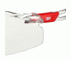3M™ SecureFit™ 500 Gafas de seguridad, montura incolora y roja, recubrimiento antiempañante/antirrayaduras Scotchgard™ (K y N), lente incolora, SF501SGAF-RED-EU, 20/caja