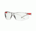 3M™ SecureFit™ 500 Gafas de seguridad, montura incolora y roja, recubrimiento antiempañante/antirrayaduras Scotchgard™ (K y N), lente incolora, SF501SGAF-RED-EU, 20/caja