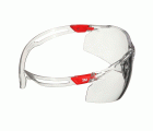 3M™ SecureFit™ 500 Gafas de seguridad, montura incolora y roja, recubrimiento antiempañante/antirrayaduras Scotchgard™ (K y N), lente incolora, SF501SGAF-RED-EU, 20/caja