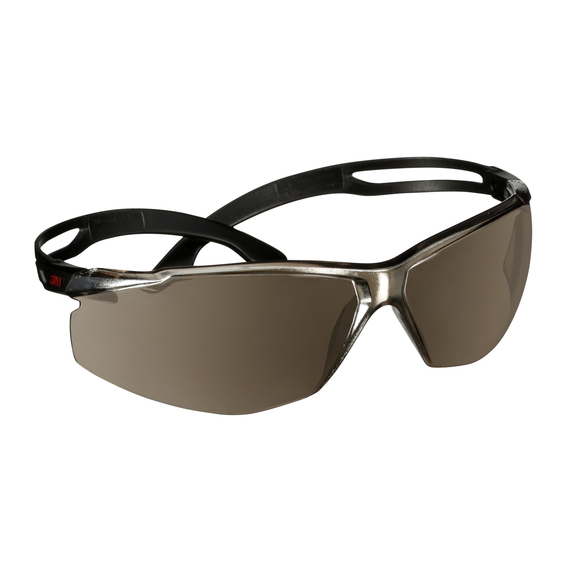 3M™ SecureFit™ 500 Gafas de seguridad, montura negra, recubrimiento antirrayaduras/antiempañante, lente de espejo, SF509AF-BLK, 20/caja