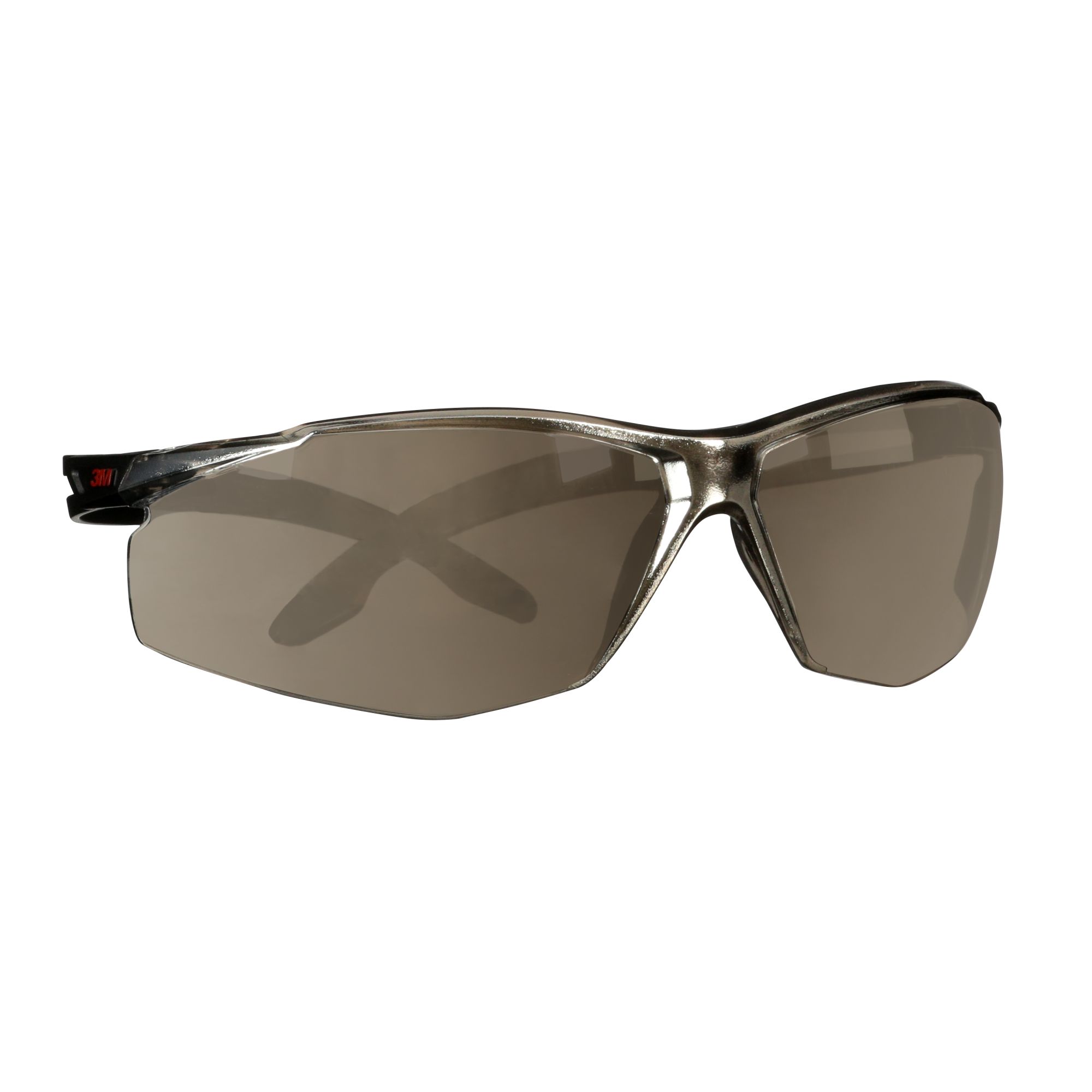 3M™ SecureFit™ 500 Gafas de seguridad, montura negra, recubrimiento antirrayaduras/antiempañante, lente de espejo, SF509AF-BLK, 20/caja