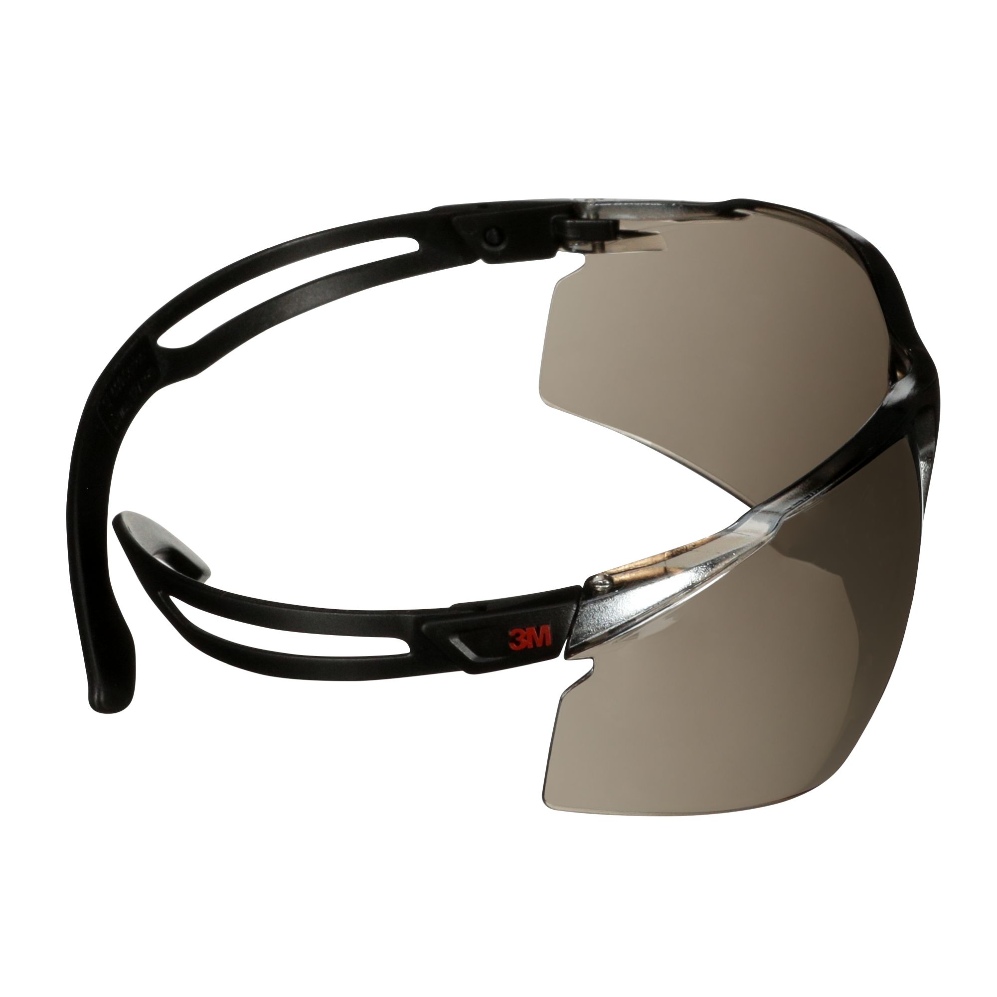 3M™ SecureFit™ 500 Gafas de seguridad, montura negra, recubrimiento antirrayaduras/antiempañante, lente de espejo, SF509AF-BLK, 20/caja