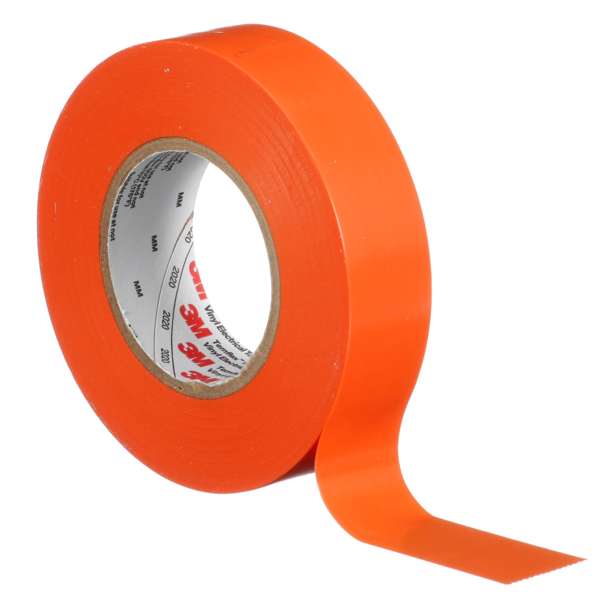 3M™ Temflex™ 165 Cinta PVC, Naranja, 19 mm x 20 m