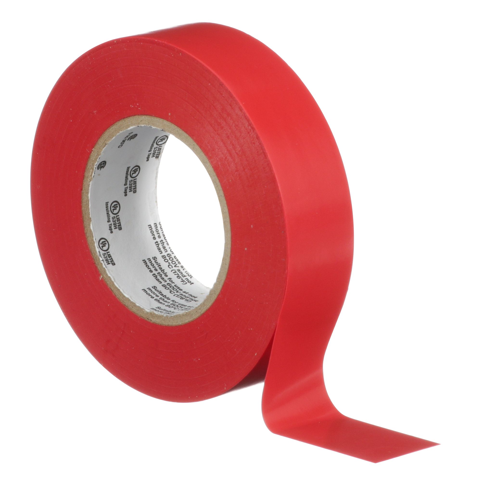 3M™ Temflex™ 165 Cinta PVC,  Rojo, 15 mm x 10 m