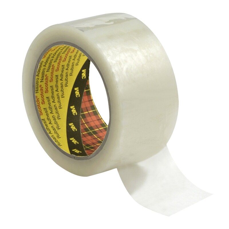 Scotch® Cinta de embalaje 371, PP, Transparente, 50 mm x 132 m
