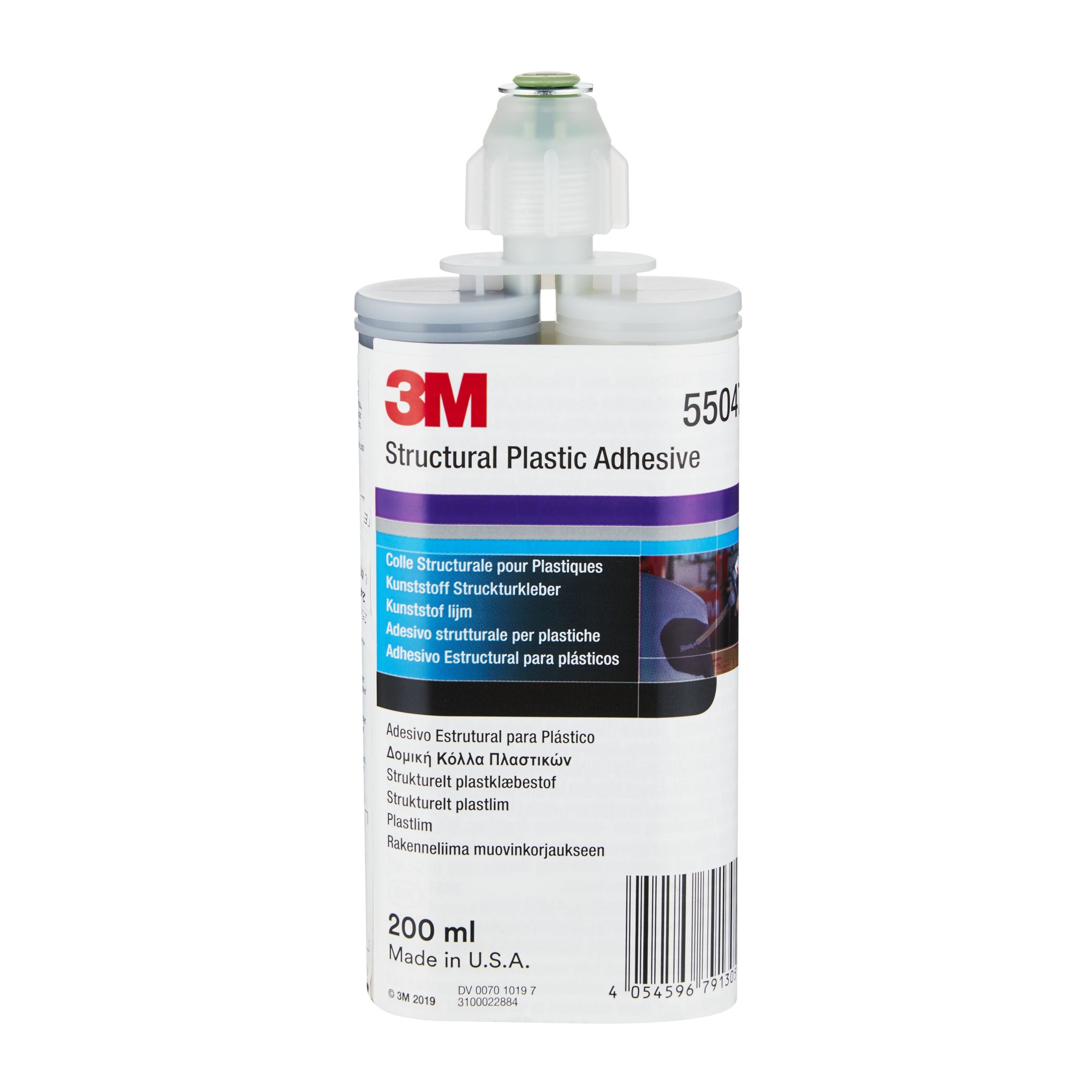 3M™ Adhesivo estructural para plásticos, 200 ml, 55047