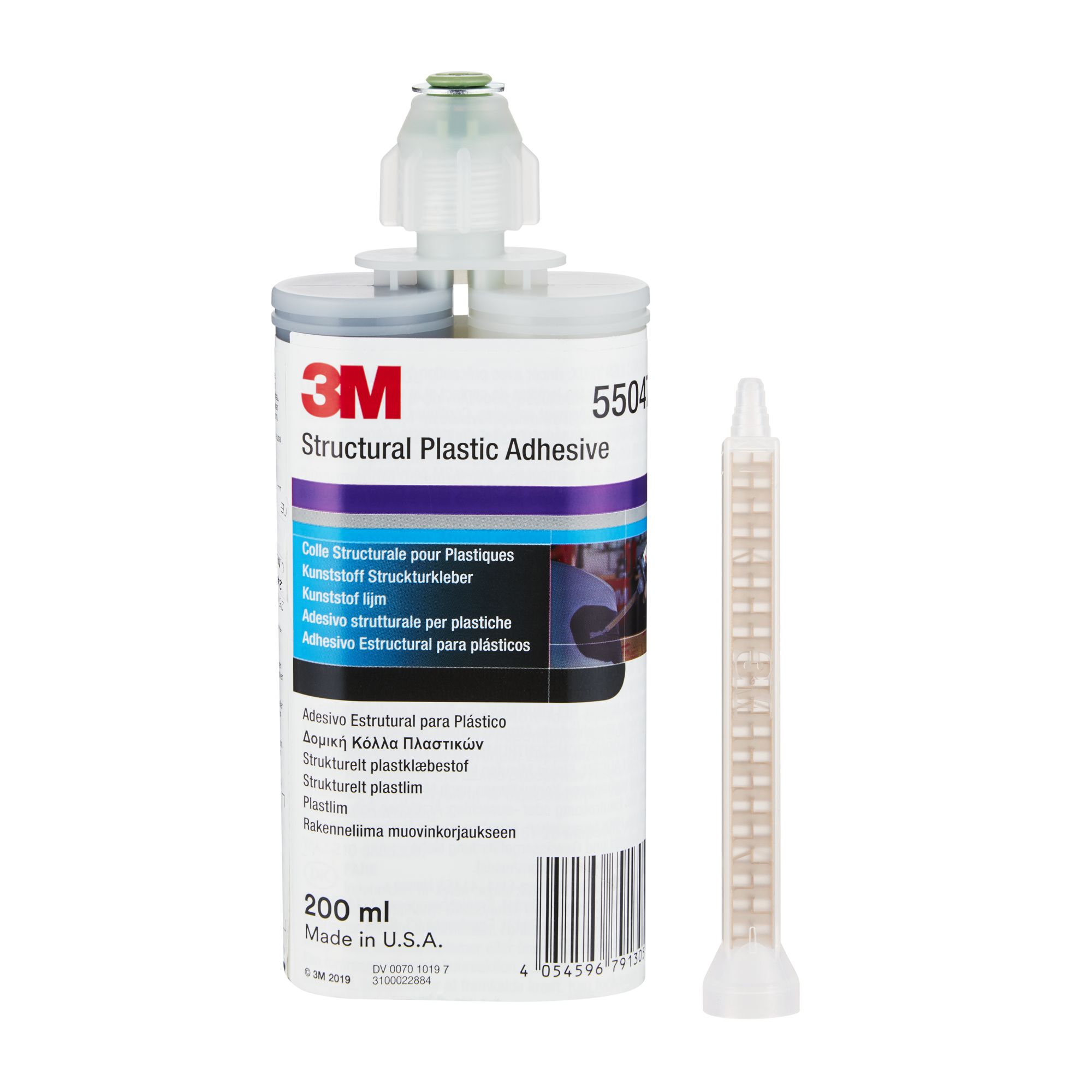 3M™ Adhesivo estructural para plásticos, 200 ml, 55047