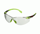 3M™ Solus™ 1000 Gafas de seguridad, montura verde/negro, recubrimiento antiempañante/antirrayaduras Scotchgard™ (K y N), lente gris claro para interior/exterior, S1207SGAF-EU, 20/caja