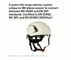 3M™ SecureFit™ X5000 casco de protección, con ventilación, 1000 V, CE, blanco, X5001VE-CE
