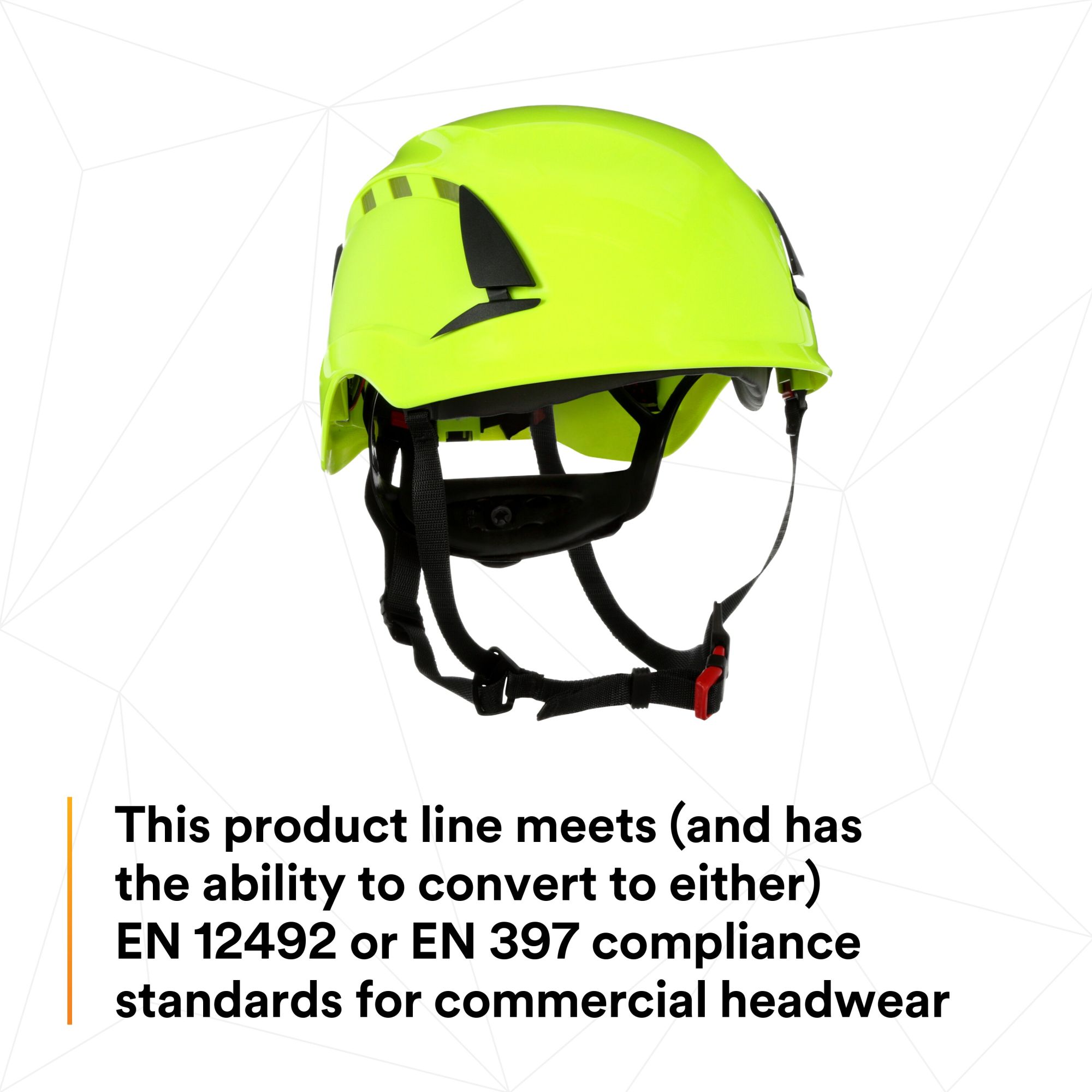 3M™ SecureFit™ X5000 casco de protección, con ventilación, 1000 V, CE, verde de alta visibilidad, X5014VE-CE