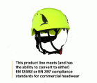 3M™ SecureFit™ X5000 casco de protección, con ventilación, 1000 V, CE, verde de alta visibilidad, X5014VE-CE