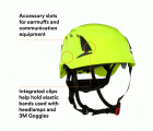 3M™ SecureFit™ X5000 casco de protección, con ventilación, 1000 V, CE, verde de alta visibilidad, X5014VE-CE