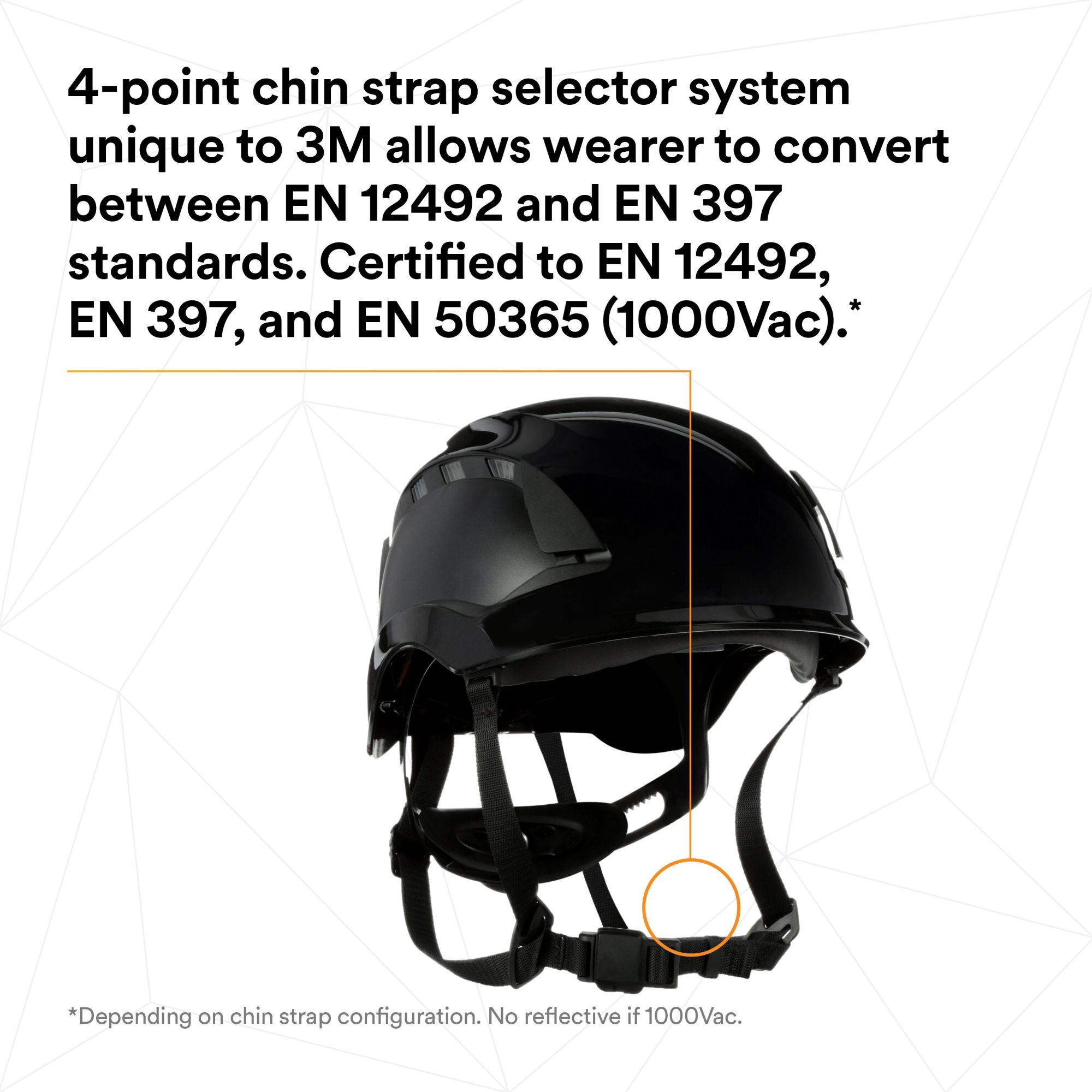 3M™ SecureFit™ X5000 casco de protección, con ventilación, 1000 V, CE, negro, X5012VE-CE