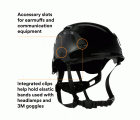 3M™ SecureFit™ X5000 casco de protección, con ventilación, 1000 V, CE, negro, X5012VE-CE