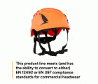 3M™ SecureFit™ X5000 casco de protección, con ventilación, 1000 V, CE, naranja, X5007VE-CE