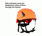 3M™ SecureFit™ X5000 casco de protección, con ventilación, 1000 V, CE, naranja, X5007VE-CE