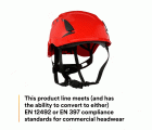 3M™ SecureFit™ X5000 casco de protección, con ventilación, 1000 V, CE, rojo, X5005VE-CE