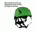3M™ SecureFit™ X5000 casco de protección, con ventilación, 1000 V, CE, verde, X5004VE-CE