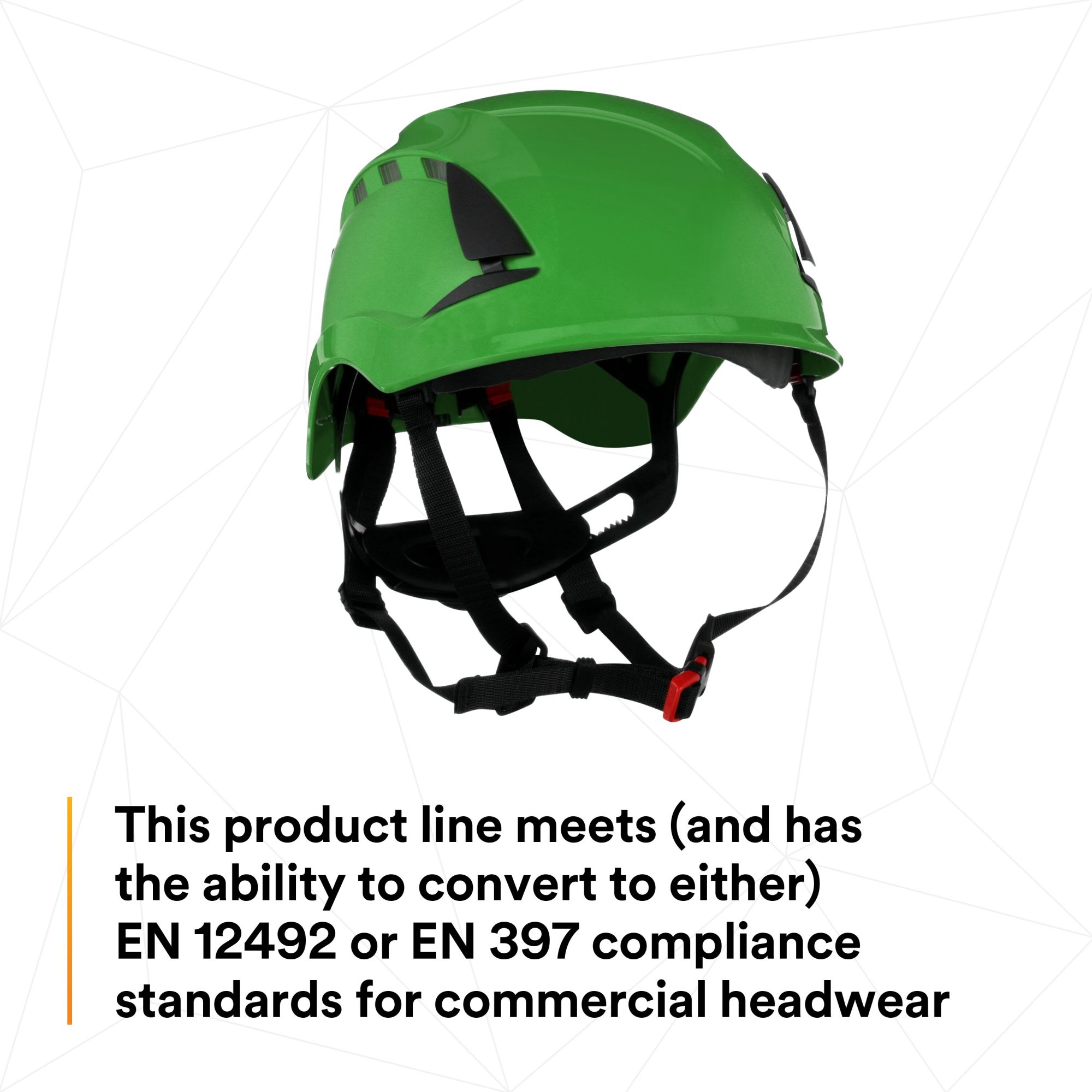 3M™ SecureFit™ X5000 casco de protección, con ventilación, 1000 V, CE, verde, X5004VE-CE