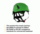 3M™ SecureFit™ X5000 casco de protección, con ventilación, 1000 V, CE, verde, X5004VE-CE